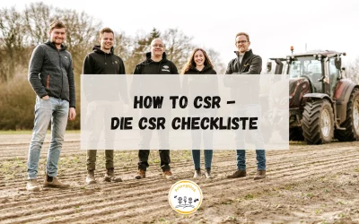 How to CSR – Die CSR Checkliste